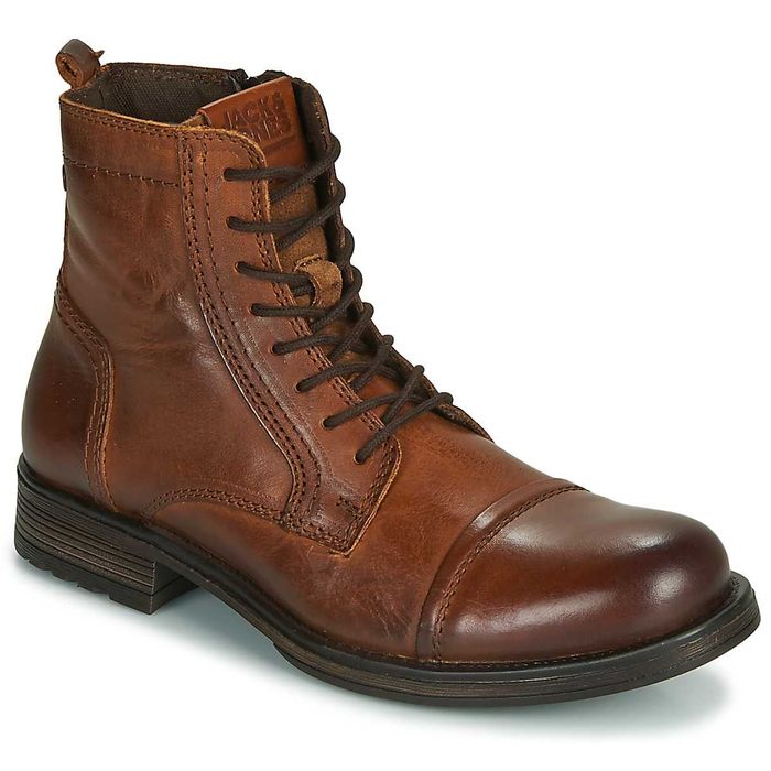 Buty, kozaki Jack&Jones JFWRUSSEL, koniak, rozmiar 42