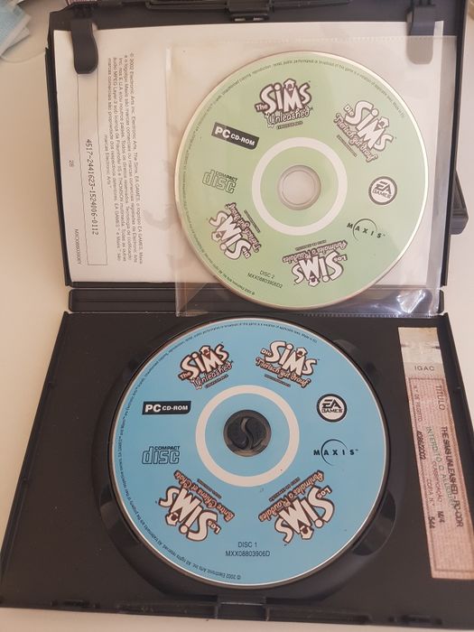 Jogos the sims conunto 3 Cds