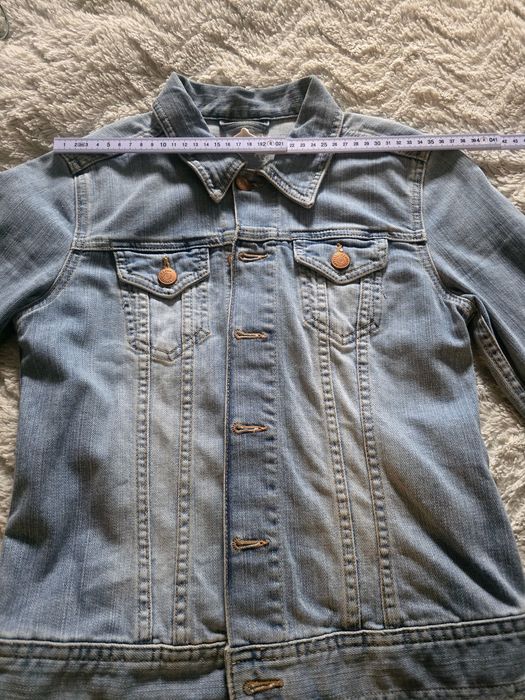 Kurtka katana narzutka rozm. 34 dżins jeans niebieski