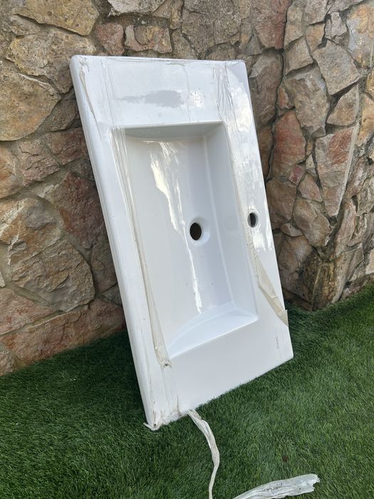 Lavatório Valadares ONE LINE 80cm Branco