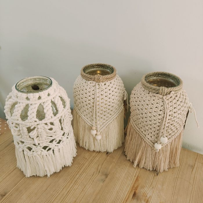 Duże lampiony  boho