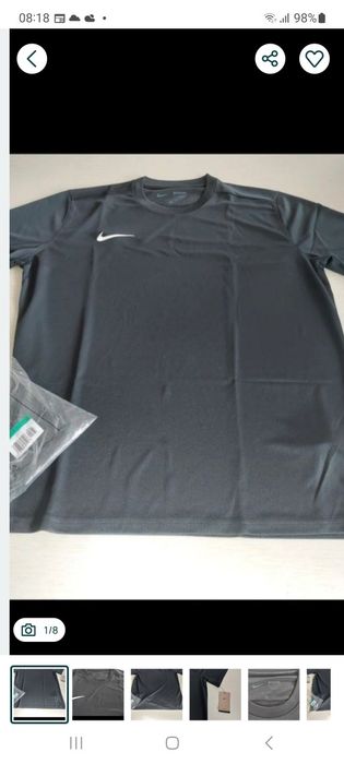 T-shirt  XL Nike czarna nowa