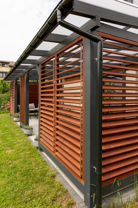 Zadaszenie tarasu : bsh : ogród : wiata : pergola : poliwęglan : tanio