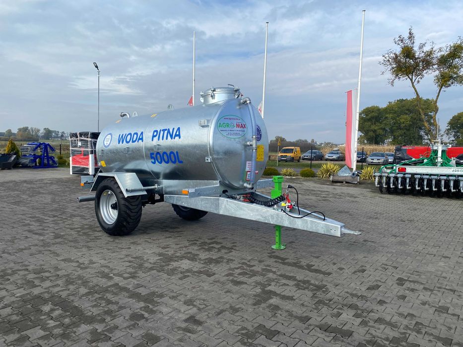 Zbiornik na wodę pitną 3000->6000l PZH beczkowóz