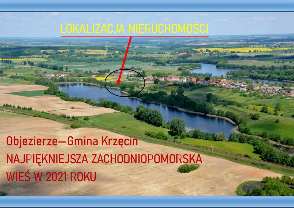 Działka z bezpośrednim dostępem do jeziora