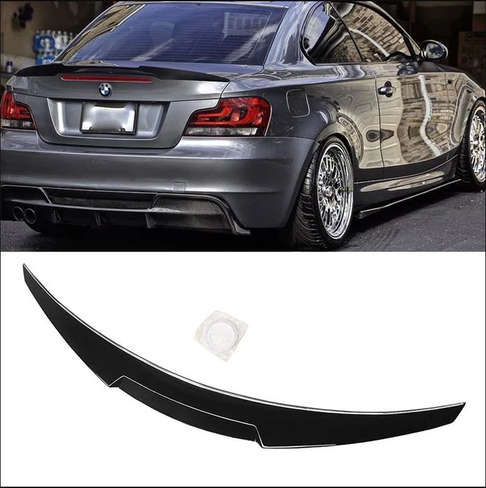 LIP SPOILER AILERON BMW SÉRIE 1 E82 E88 COUPÉ E CÁBRIO LOOK M4 CS GTS M PERFORMANCE AC SCHNITZER  1M