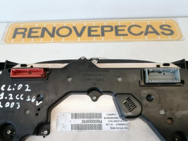 Quadrante / painel de instrumentos RENAULT Clio II (BB0/1/2_, CB0/1/2_