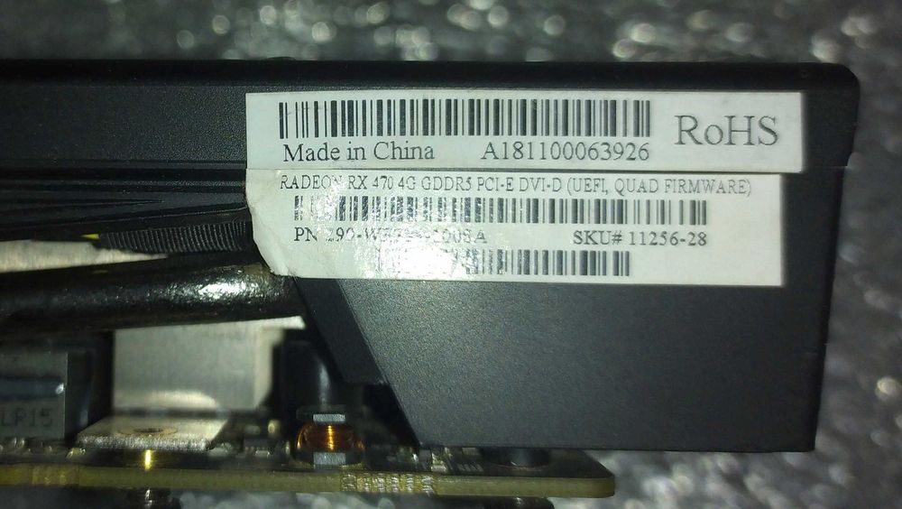 Sapphire NITRO RX 470 4GB MINING EDITION (DVI-D) в отличном состоянии