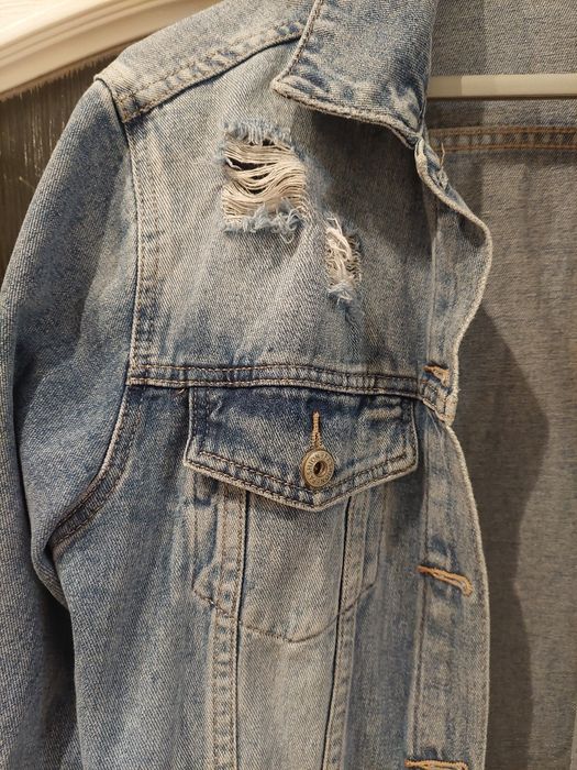 Kurtka jeansowa dłuższa