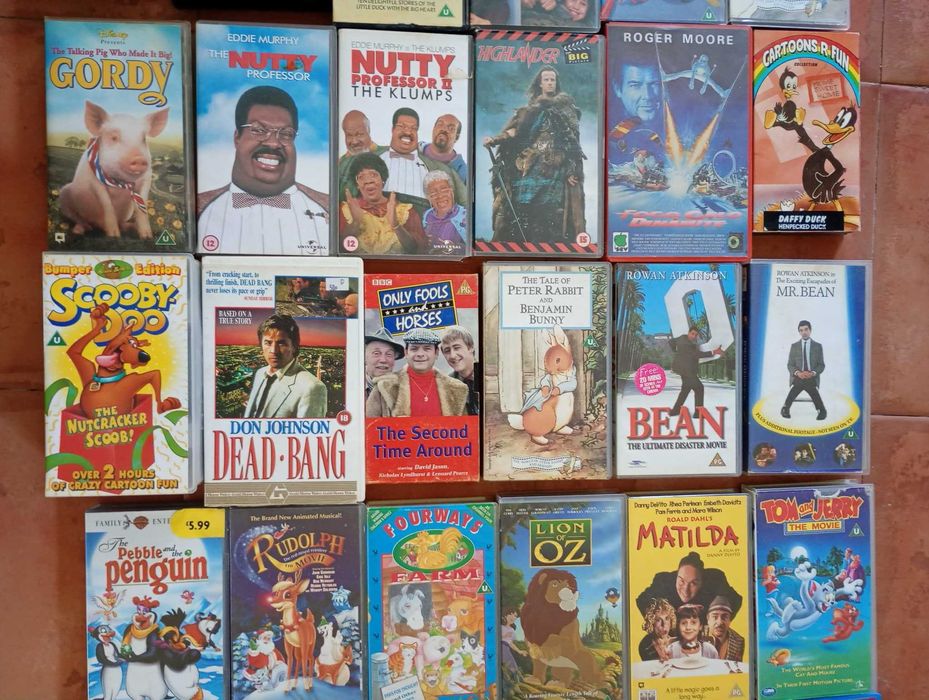 Cassettes VHS 3€ cada