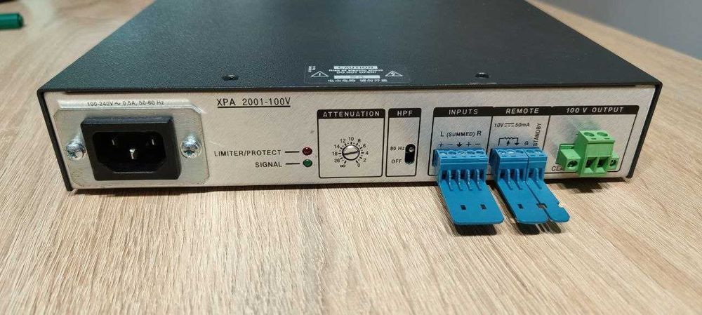 Wzmacniacz EXTRON XPA 2001_100V - 1 x 200 watts / 100 volts