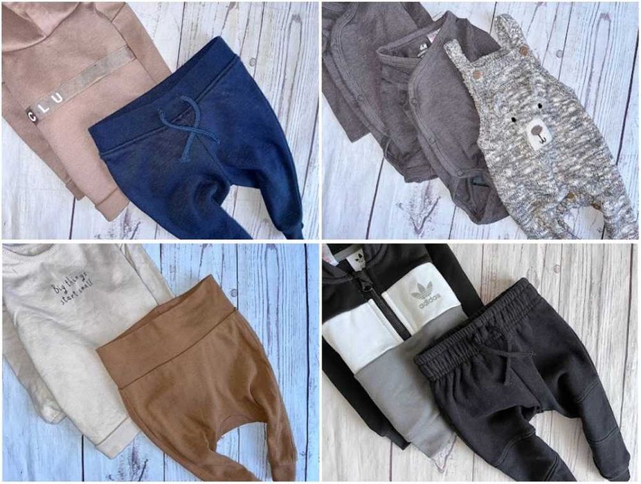 Wyprawka Mega Paka 86szt Dla chłopca 50/56/62/68 firmówki startowy