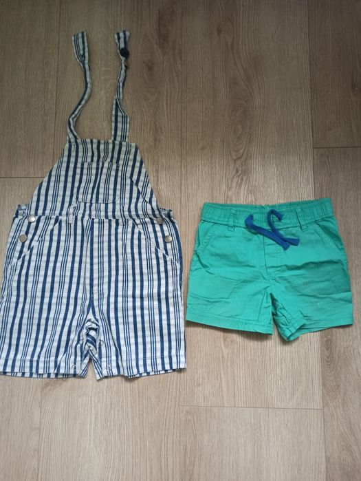 Krótkie spodenki chłopięce rozm 86