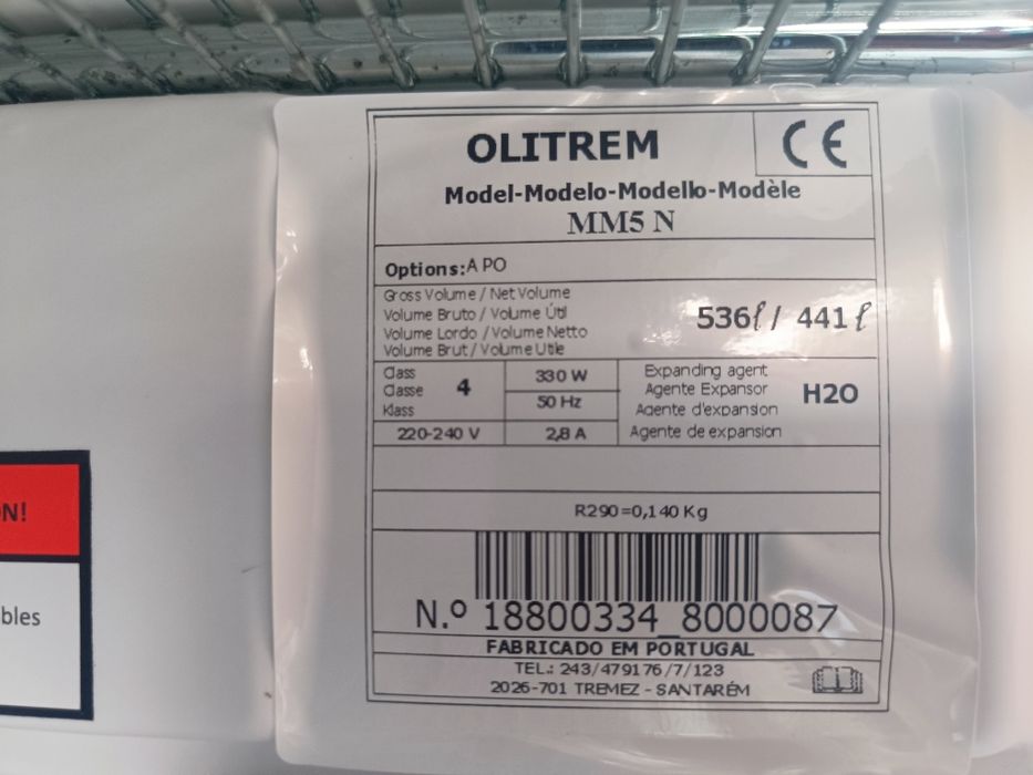 Arca Vertical Industrial - Marecos Olitrem