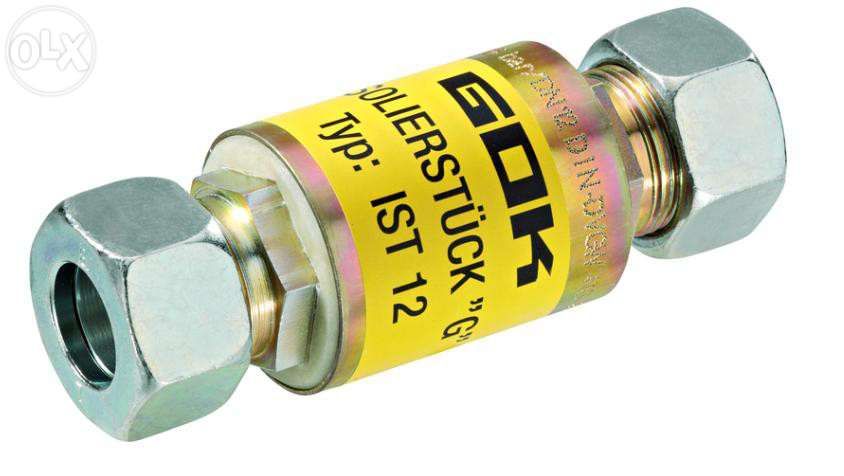 zawór gazowy z izolatorem GOK - okazja