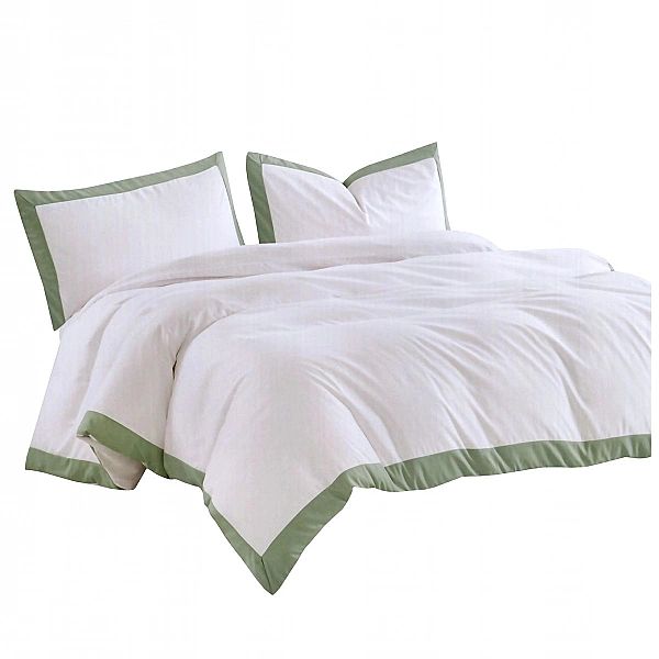 Pościel 200x220 Satyna Bawełniana Komplet 3 części Hampton Fausto