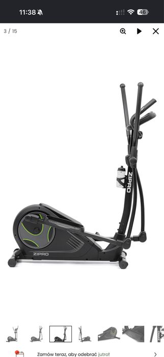 Orbitrek Zipro Heat elektromagnetyczny
