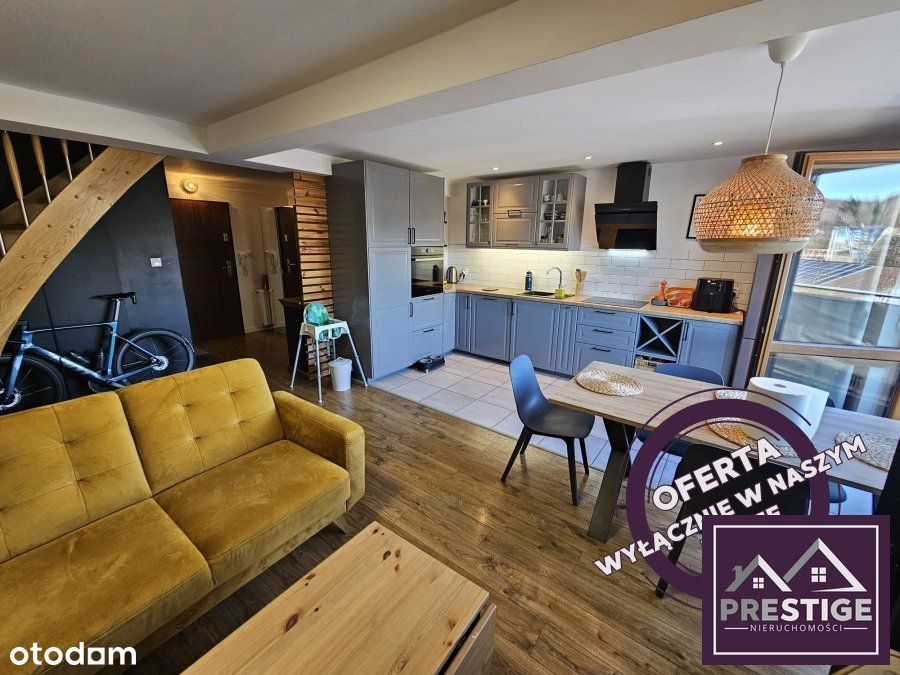 Nowoczesne M3 z antresolą w centrum miasta