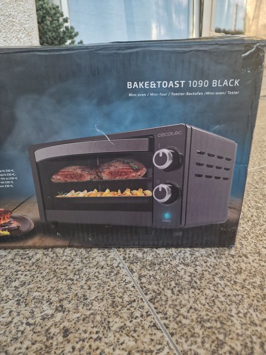 mini-forno Cecotec Bake&Toast 1090 Black, com 10 litros