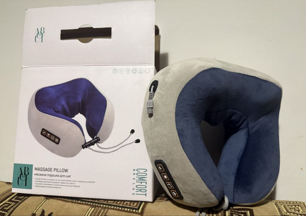 Масажна подушка для шиї / масажер