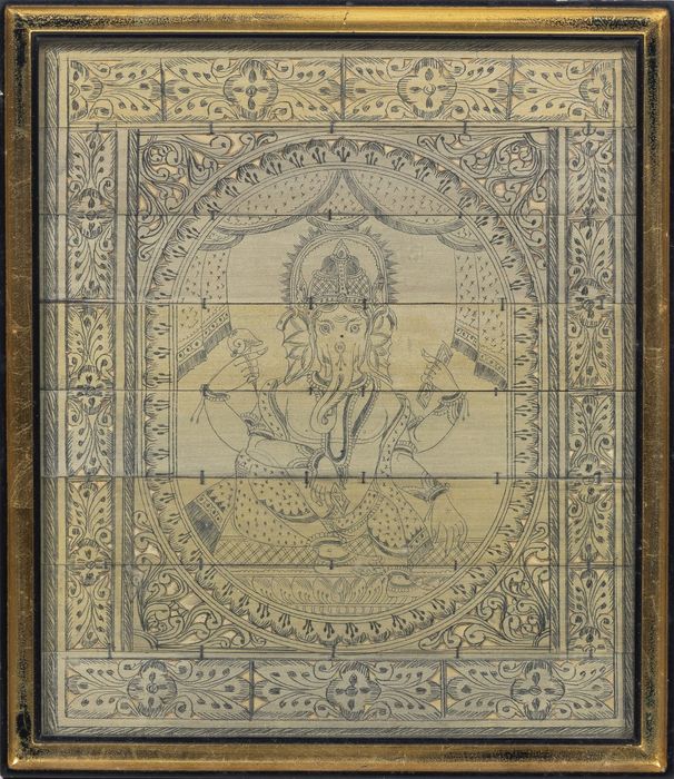 Pintura - Ganesha - Século XIX