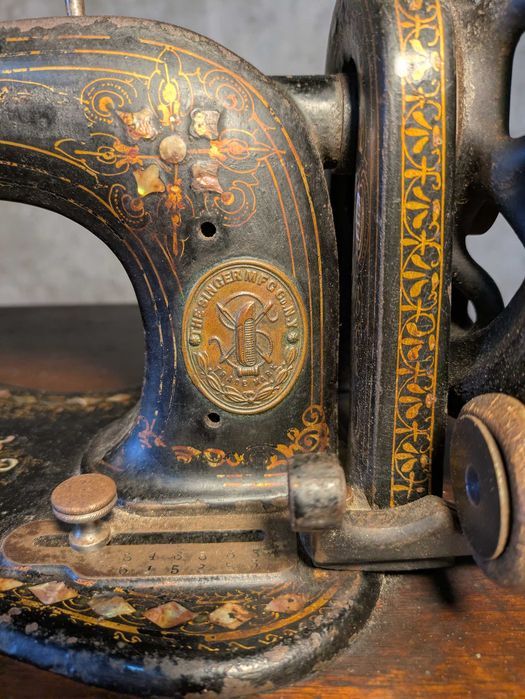 Máquina de costura Singer de 1878