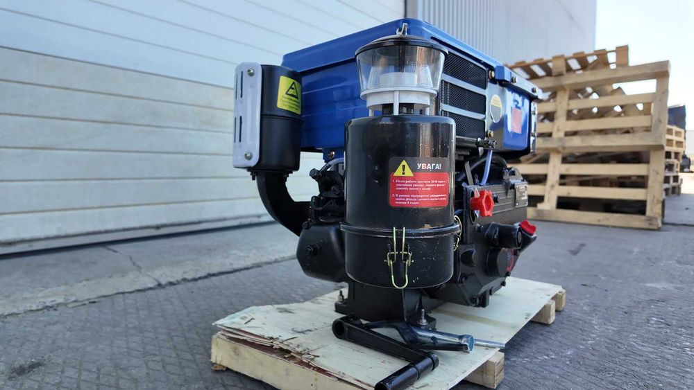 Двигун FORTE Д-180 дизель 8 к.с. маховик зі шківом! Водяний мотор!