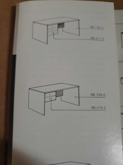 Secretárias em Madeira Natural  Carvalho