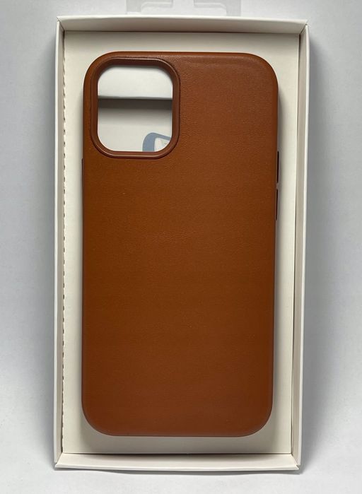Etui Case Leather Skórzane Do Iphone 12 Pro Max
