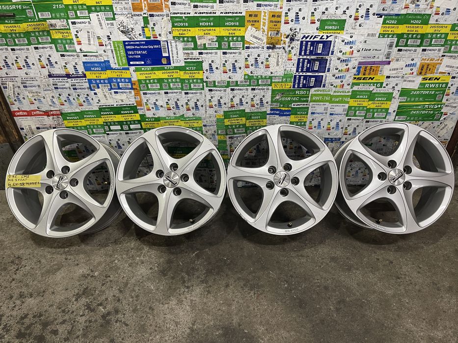 Литі диски cms r15 5/100 6j et38 skoda fabia tour vw golf4 bora polo