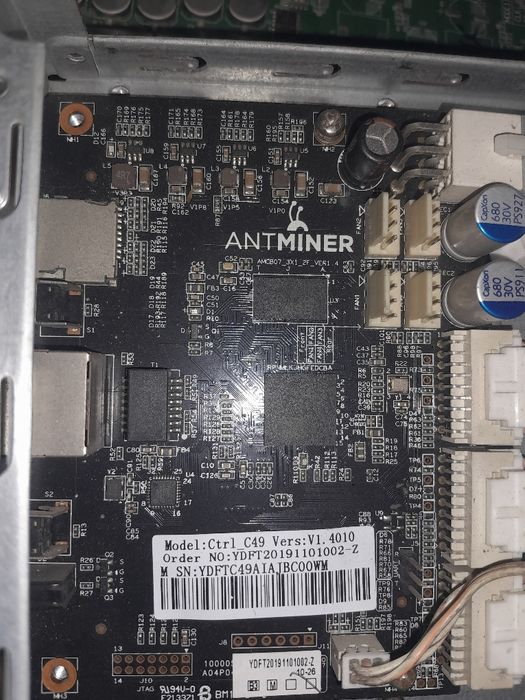 Контр. плата  Bitmain AntMiner s17/s17 pro шлейфы, корпус