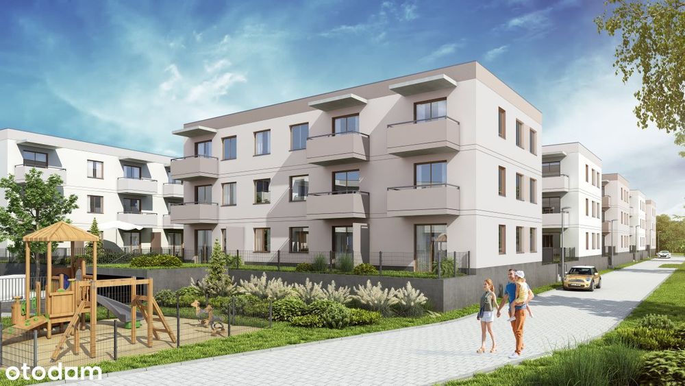 3-pokojowe mieszkanie 54 m² + balkon Bez Prowizji - Widok 4
