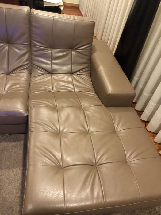 Sofá de 3 lugares mais chaise longue