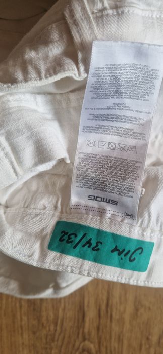 spodnie męskie białe bawełniane