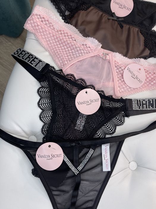 Набор женских трусов 5 шт+упаковка Жіночі труси з камінцями+мішечок