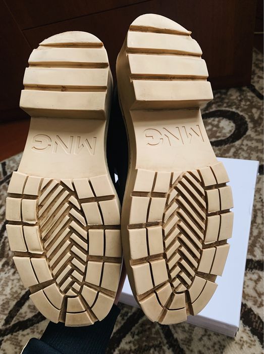 Черевики чорні, челсі на платформі, Mango жіночі