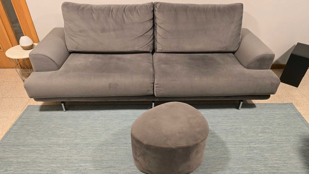 Sofá de veludo 2.40x95x95