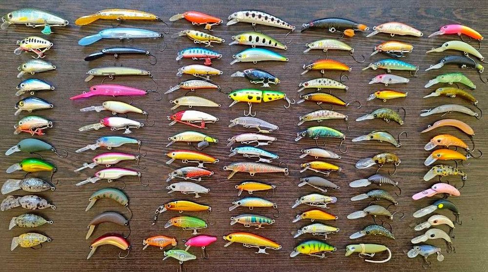 Головень та форель(Jackall,Zip baits,Tackle House,Anres,Maria та