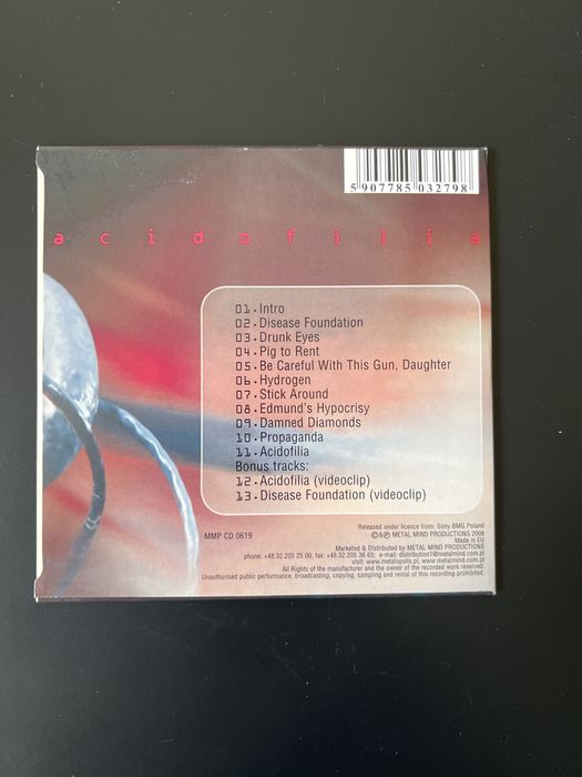 Acid Drinkers - Acidofilia    cd koperta