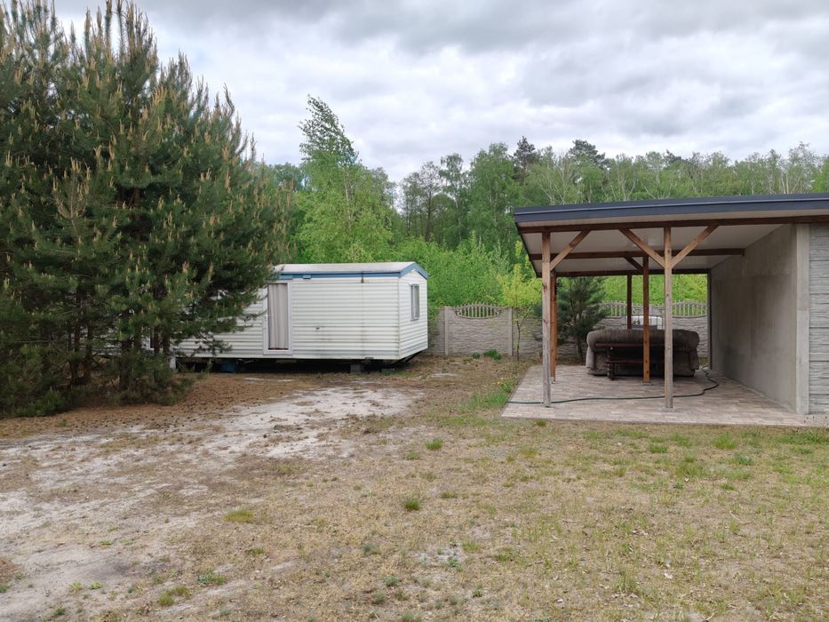 Działka budowlana 1037m2 MPZP garaż domek holenderski ogrodzona Skotniki ozorków