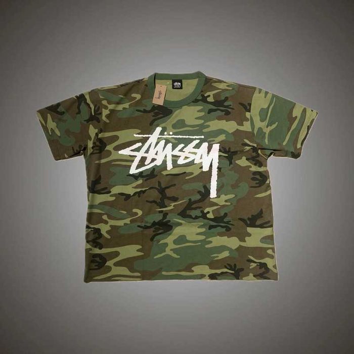 Stussy T-Shirt XL Camo 10/10 - Stock Camo Tee