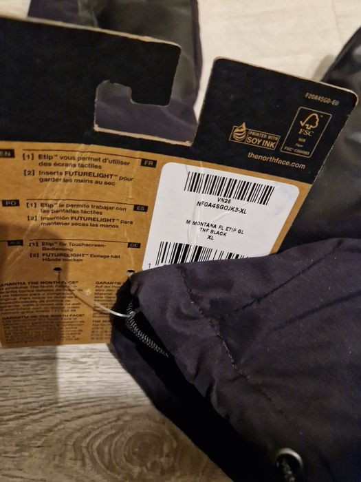ORYGINALNE rekawiczki NORTH FACE montana futurelight etip XL