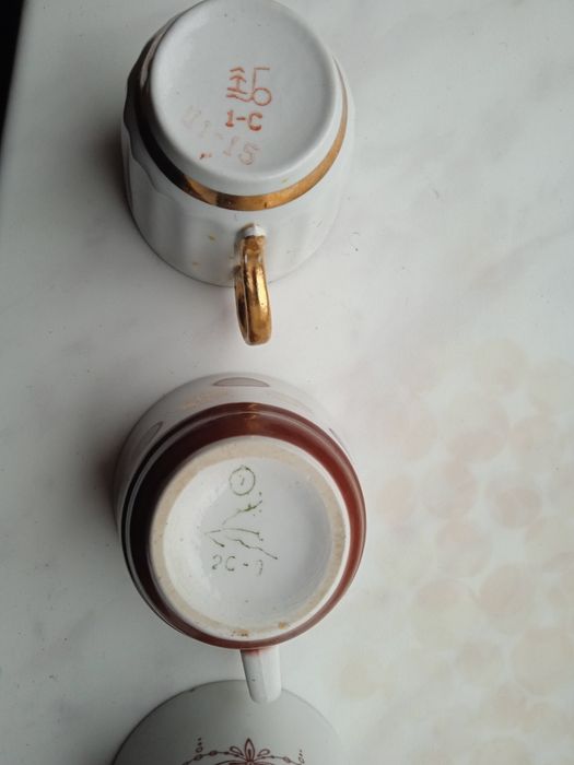 Чашки кофейные производства СССР.