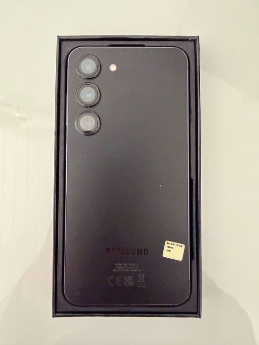 Samsung S23 - 256GB - Preto + Caixa + Cabo