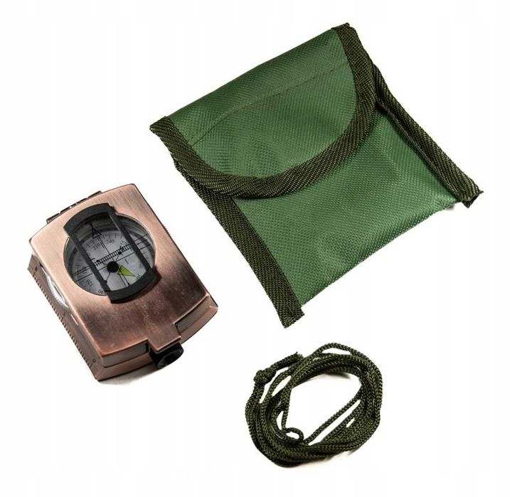 Kompas Busola Profesjonalny Aluminium Metal Wojska Las Góry