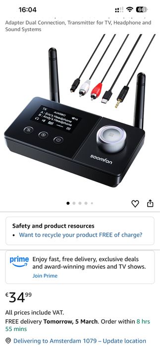 Soomfon wireless audio adapter