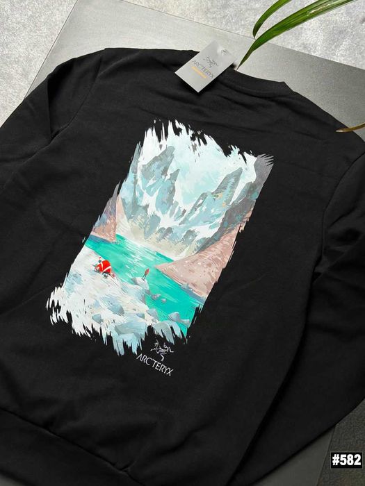 Большой Принт ARCTERYX » Новые Свитшоты Артерикс SunSet » XS S M L