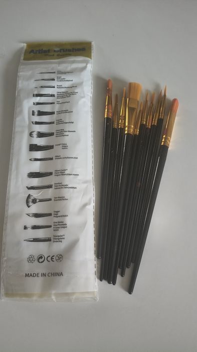 Zestaw pędzli artist bruches