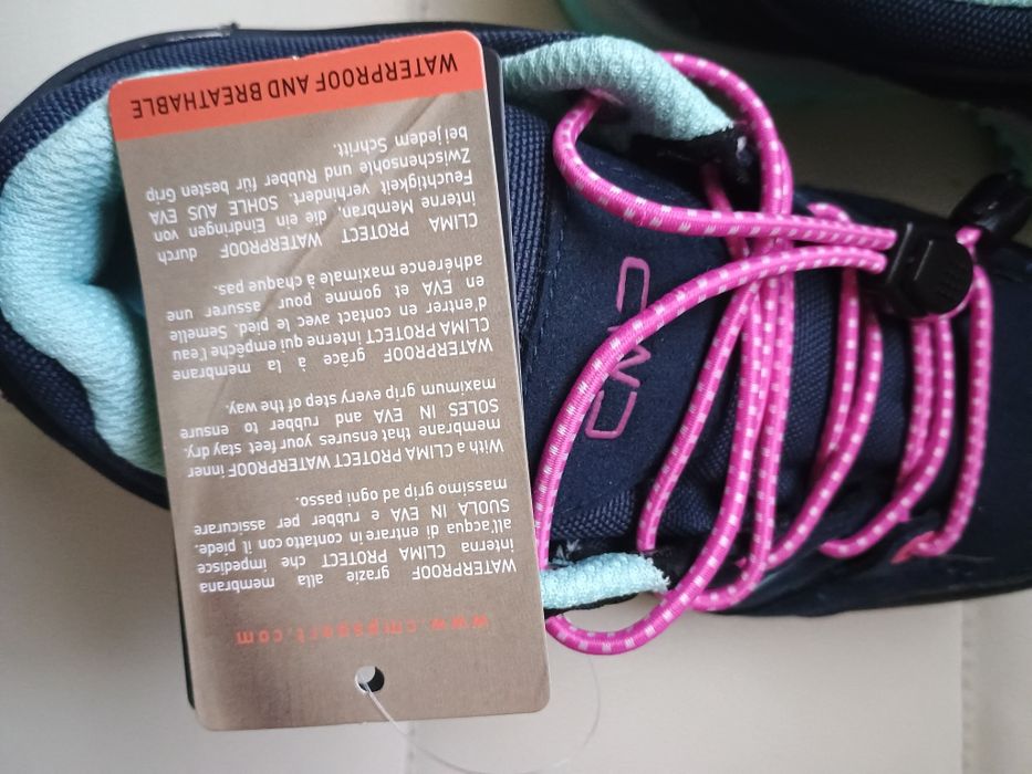 Wodoodporne trekkingowe buty cmp 30 wkładka 19,5 cm cmp alkheste low
