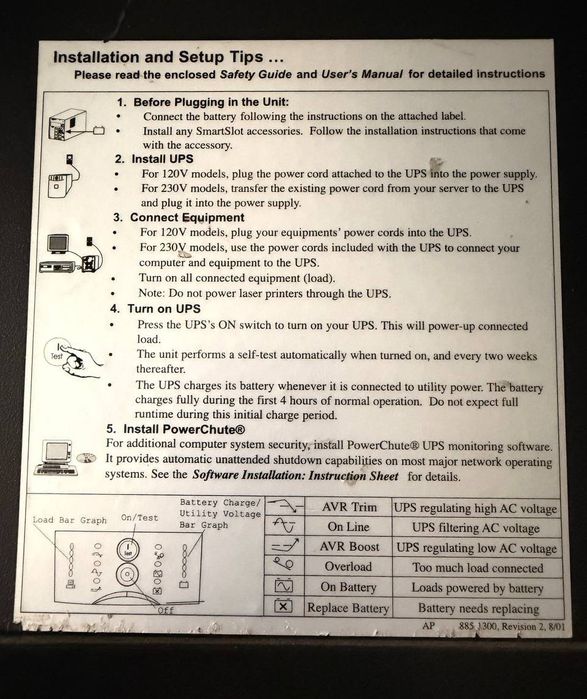 Безперебойник. Безперебійник APC Smart-UPS SUA1000